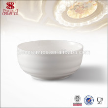 Chaozhou barato pequena tigela de cerâmica branca, tigela de sopa barata para hotel 5 estrelas